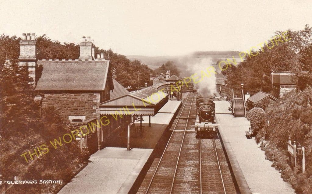 Auchterarder Forteviot Perth to Dunblane. 2 Dunning Railway Station Photo